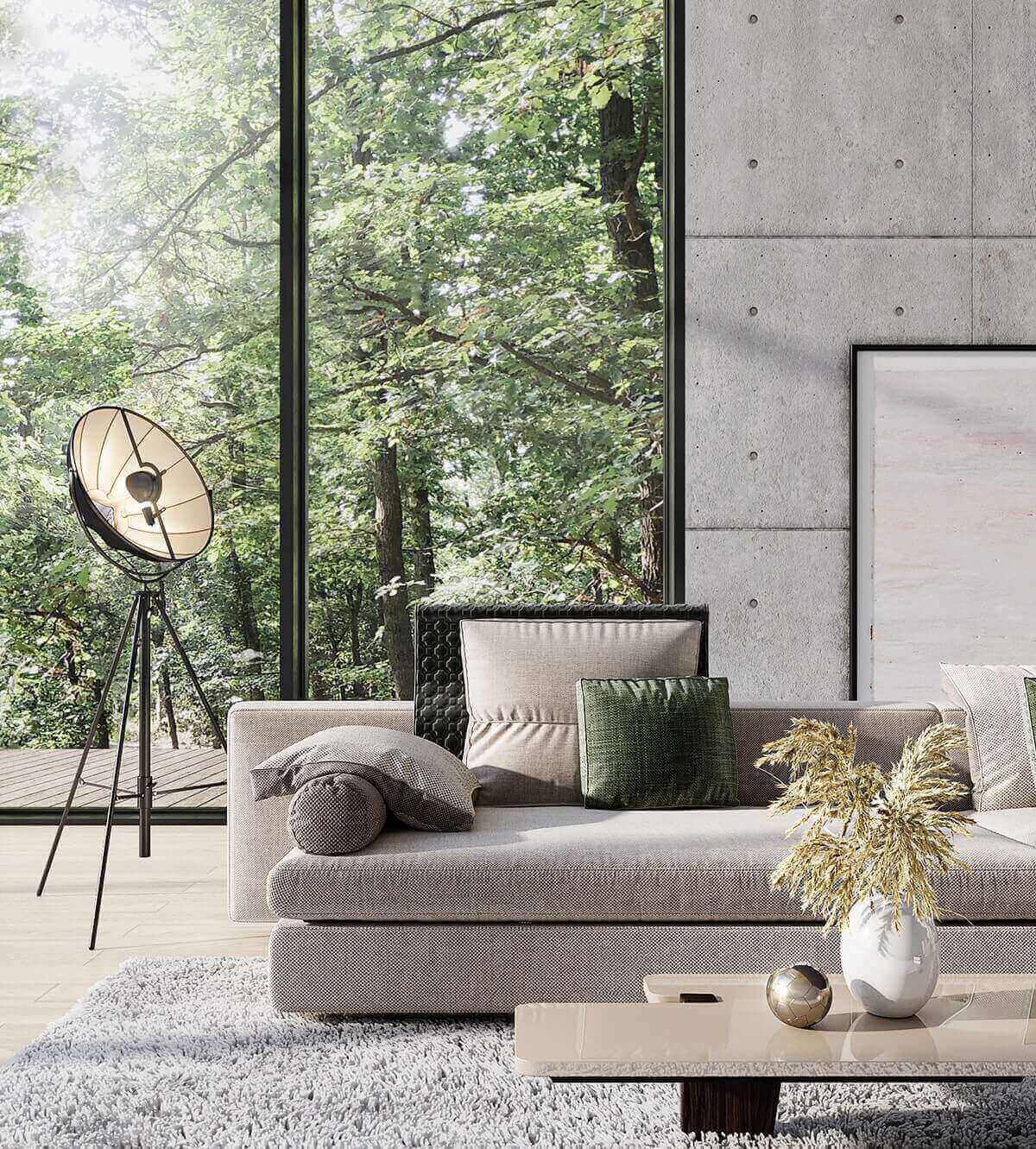 Villa Room Design Indochine Style